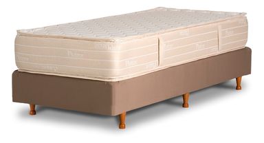 La Cardeuse Platine - Marrón - 1 plaza - 1.9 m - 90 cm