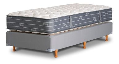 La Cardeuse Privelle - Gris - 1 plaza - 2 m - 90 cm