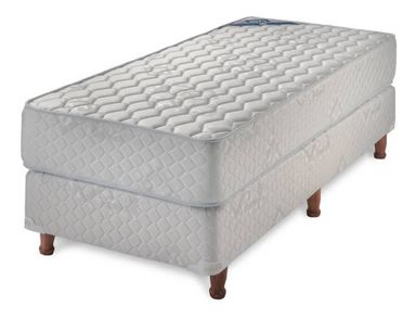 Sommier Piero Meditare 190 X 80 1 Plaza Alta Densidad Color Blanco