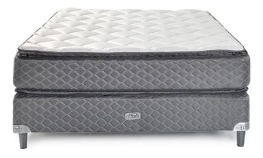 Piero Namaste Pillow Top - Gris - 2 1/2 plazas - 1.9 m - 1.4 m