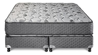 Piero Regno - Gris - Súper king - 200 cm - 200 cm (Incluye: Con base dividida)