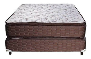 Suavestar Superstar Pillow Top 2 1/2 plazas 190x140cm sommier marrón