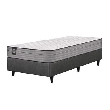 Sommier Y Colchón 1 1/2 (90x190) Sealy Linen Blanco