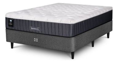 Sommier Y Colchón 2 Plazas (140x190) Emerald Espuma Sealy Blanco