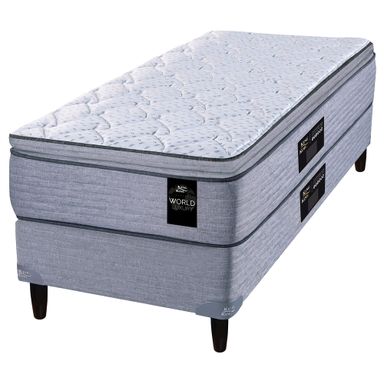 Sommier y Colchón de Resortes 1 Plaza y media King Koil Kensington 100x190
