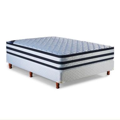 Sommier y Colchón de Resortes Piero Módena II Pillow Top 200 x 160 x 26 cm