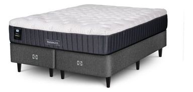 Sommier Y Colchón King (180x200) Emerald Espuma Sealy Blanco