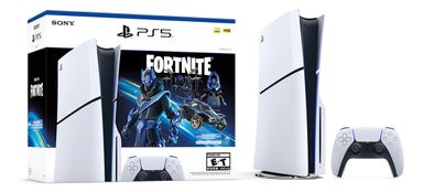 Sony Playstation 5 Disco Ps5 Slim Fortnite Cobalt Star Bundl Color Blanco
