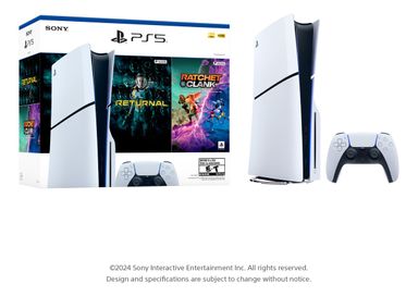 Sony Playstation 5 Slim 1tb Standard Bundle Ratchet & Clank Blanco/Negro