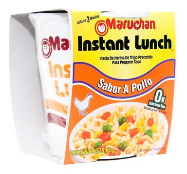 Sopa Maruchan Pollo 64g Vaso Instantanea Lunch 3 Min
