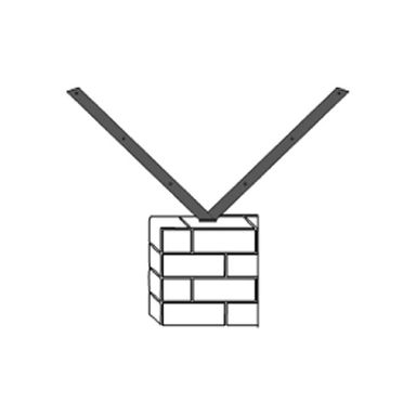 Soporte Concertina Base 450 Mm Gardex