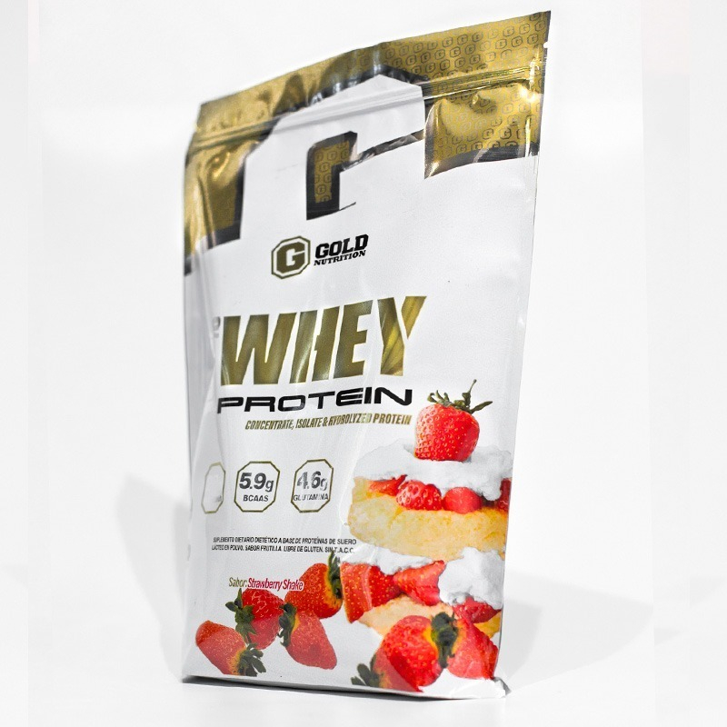 Suplemento En Polvo Gold Nutrition Golden Line 100 Whey Protein Proteína Sabor Gourmet Vainilla 3699