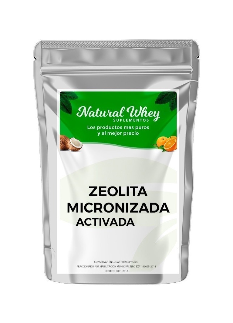 Suplemento en polvo Natural Whey Suplementos Zeolita Micronizada Activada  zeolita micronizada en bolsa de 250g