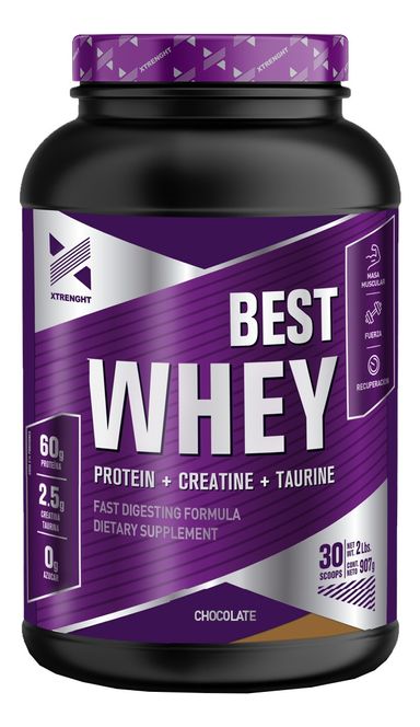 Suplemento Xtrenght Nutrition Proteínas sabor Best Whey chocolate de 907g - polvo