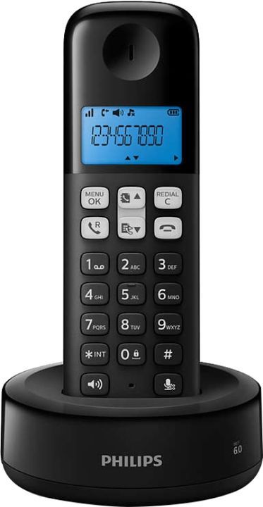 Telefono Inalámbrico Philips D1311/77 Negro