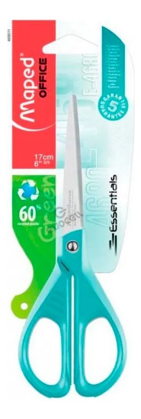 Tijera 17 Cm Oficina Escolar Colores Color Celeste