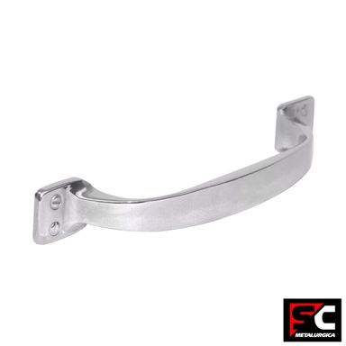 Tirador Zamac 127x17x29 Mm Cromado Brillante Sc Metalurgica