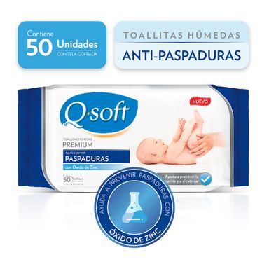 Toallas Humedas Q-Soft Premium Antipaspaduras 40 U