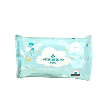 Toallitas Húmedas Baby Con Aloe Vera 50 Unid