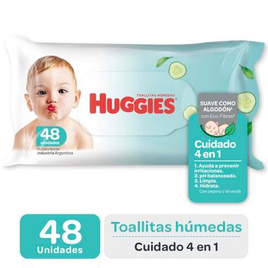 Toallitas Humedas Huggies 4 En 1 48 U