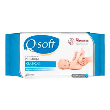Toallitas Humedas Q-Soft Clásicas 40 U