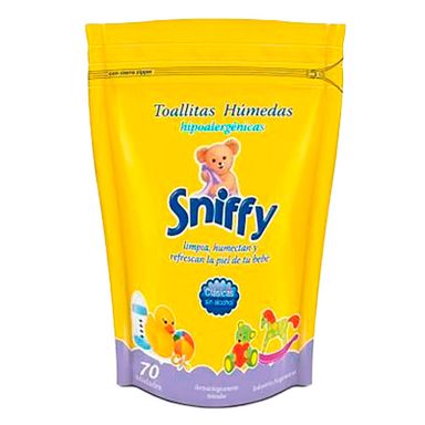 Toallitas Humedas Sniffy Clasicas 50 U