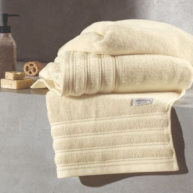 Toallón De Baño Glame Zero Twist Altenburg Algodón Beige