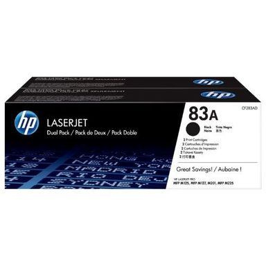 Toner HP 83A Black Dual Pack LaserJet Cartridge