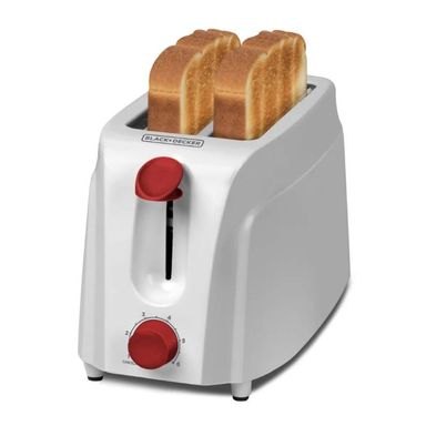 Tostadora Black & Decker TR200 – 2 Rebanadas – Blanca