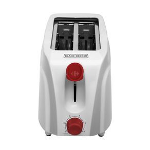 Tostadora Black-Decker TR200-AR blanca.