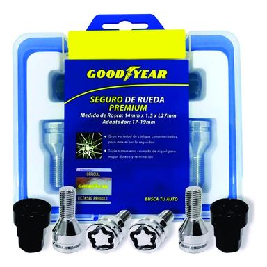 Tuerca Bulón Antirrobo Goodyear Renault Fluence Megane Logan