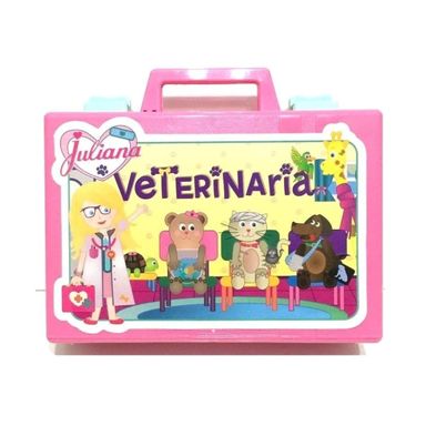 Valija Juliana veterinaria con peluche y accesorios