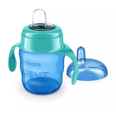 Vaso con boquilla y asas Philips Avent verde 200ml 6m+