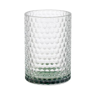 Vaso de Vidrio Base Verde 380 Ml Suka