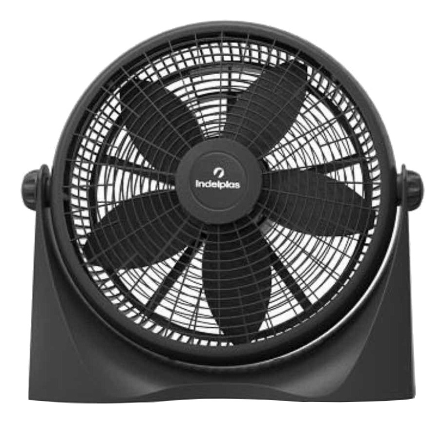 Ventilador De Pared Y De Piso Indelplas IV16 Negro Con 5 Palas, 16" De ...