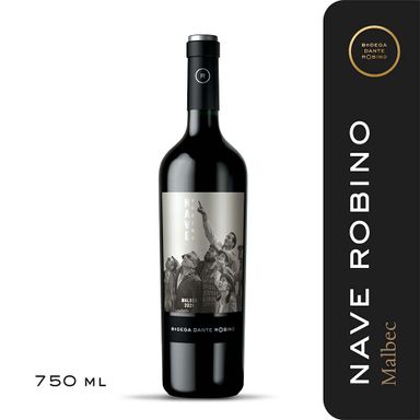 Vino Malbec 750 Ml Nave Robino