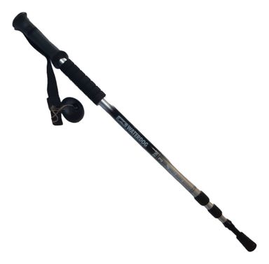 Baston De Trekking Plegable Waterdog Erne Plateado/Negro 65 A 135cm