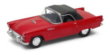 Welly 1:34 1955 Ford Thunderbird (hard-top) Rojo Coleccion