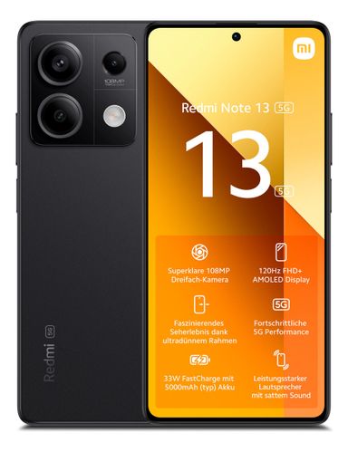 Xiaomi Redmi Note 13 5G Dual SIM 256GB negro 8GB RAM
