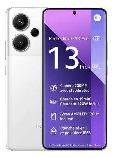 Xiaomi Redmi Note 13 Pro+ 5G Dual SIM 256 GB blanco 8 GB RAM