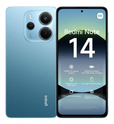 Xiaomi Redmi Note 14 8gb Ram 256gb Amoled 6,67 Cámara 108mp Azul