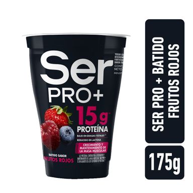 Yogur Batido Ser Pro+ Con Proteínas Sabor Frutos Rojos 175 G