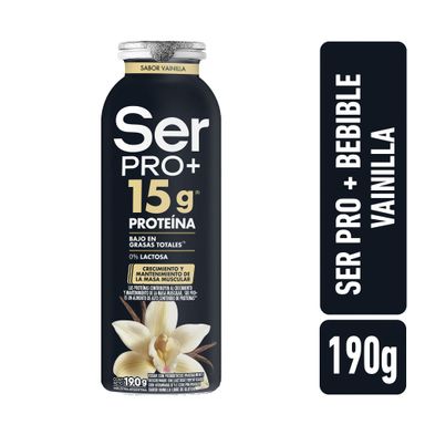 Yogur Bebible Ser Pro+ Con Proteínas Sabor Vainilla 190 G