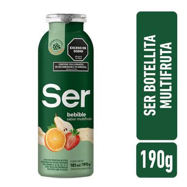 Yogur Bebible Ser Sabor Multifruta 190 G
