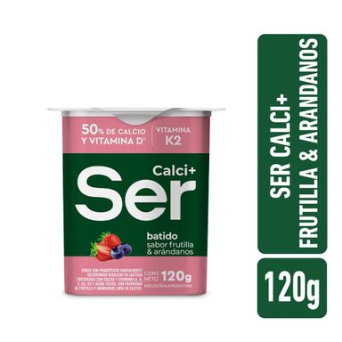 Yogur Batido Calci+ Sabor Frutos Rojos 120 Grs Ser
